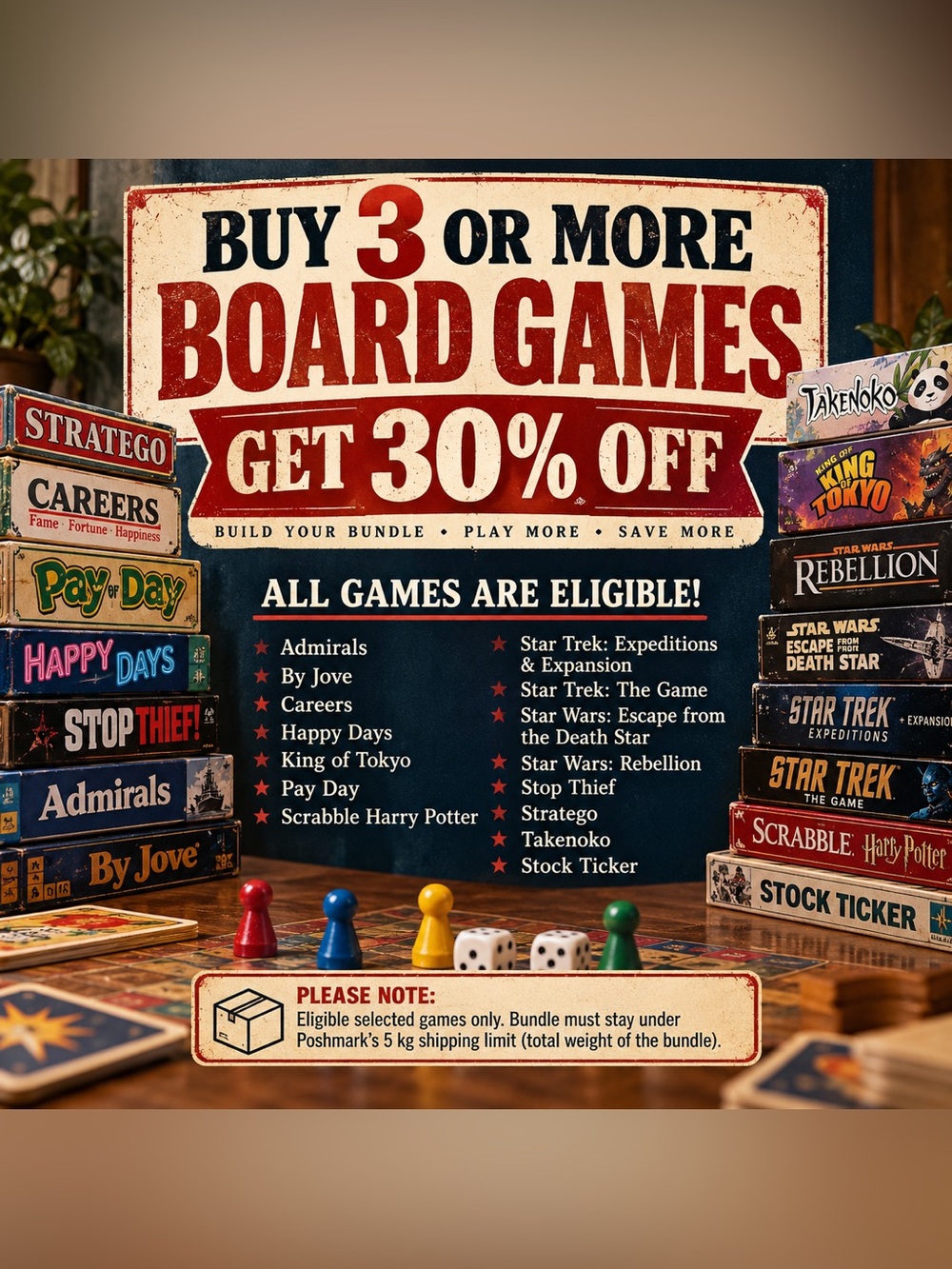 30% OFF 3+ Board Games • Bundle & Save • All Games Eligible